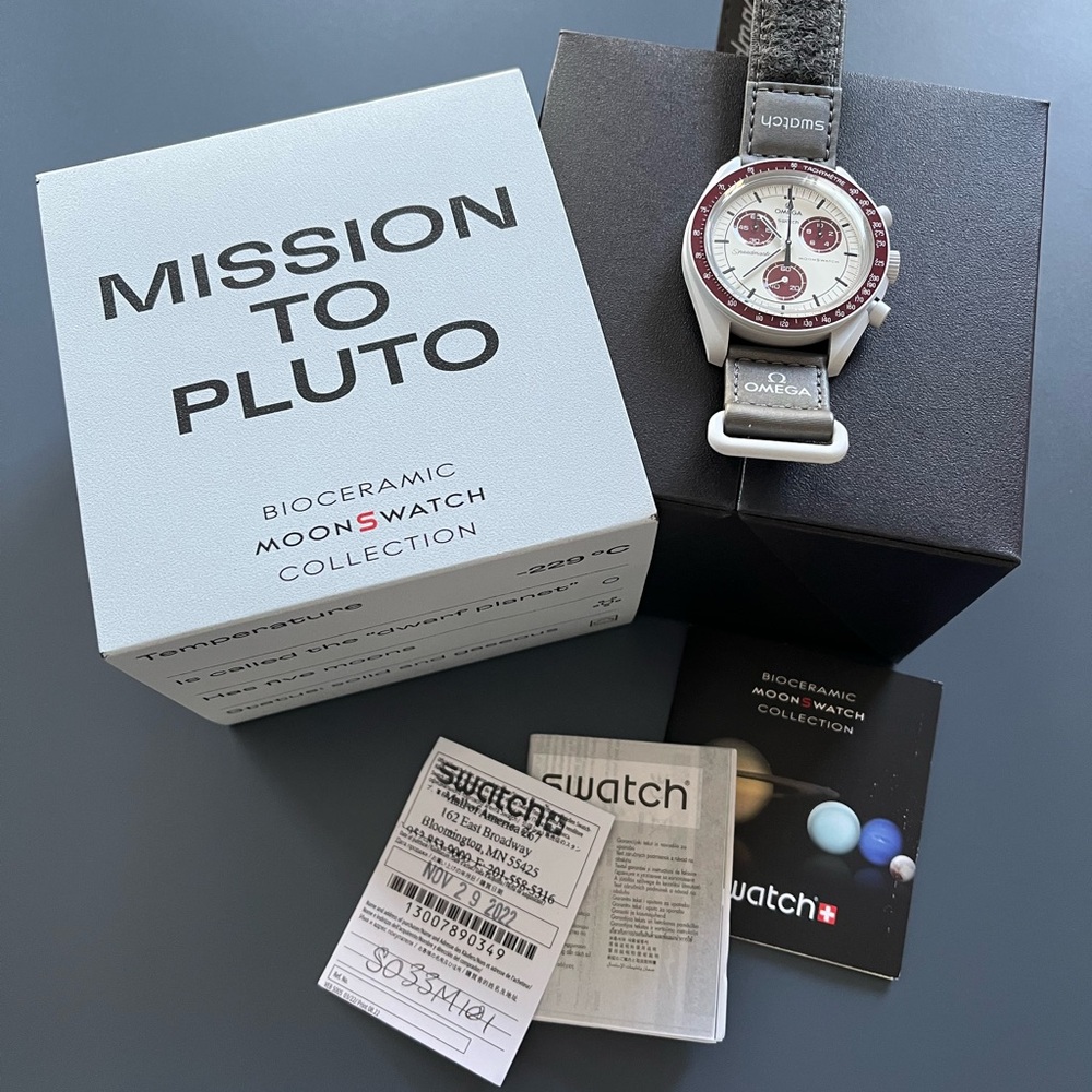 Pluto Omega x Swatch MoonSwatch